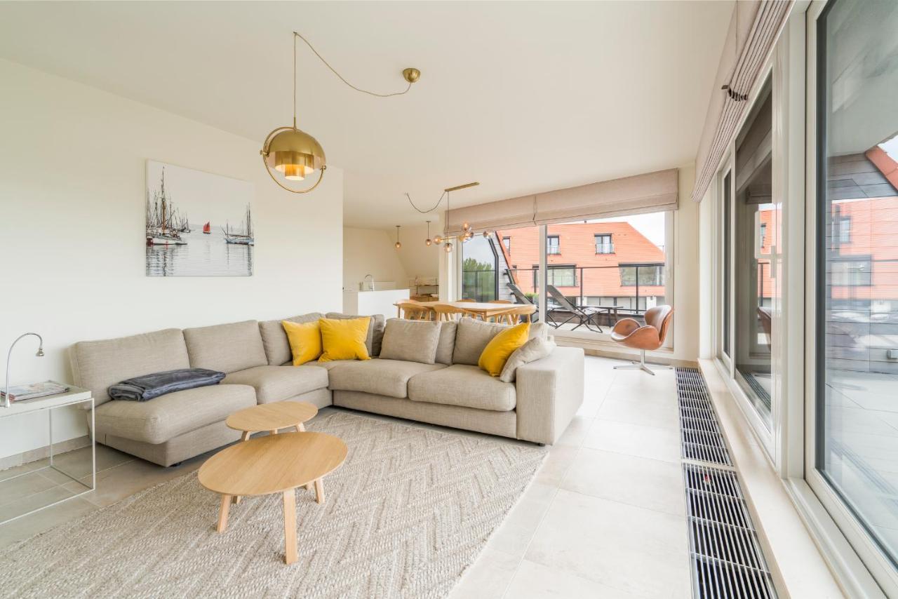 Апартаменты Renewed Comfort Duplex W 2 Terraces Nearby Marina Ньивпорт Экстерьер фото